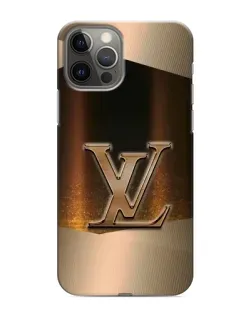 Чехол для iPhone 11 Pro с картинкой «LV — золотое сияние»