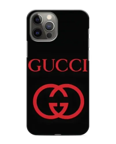 Чохол для iPhone 11 Pro з картинкою «Gucci — червоний логотип»