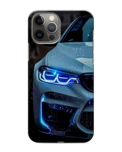 Чохол для iPhone 11 Pro з картинкою «Погляд BMW з синіми фарами»