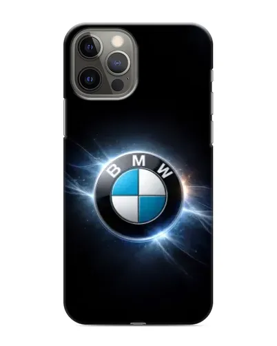 Чохол для iPhone 11 Pro з картинкою «BMW — неонове сяйво»