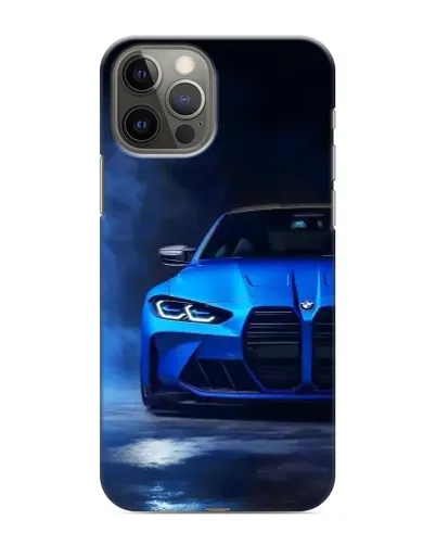 Чохол для iPhone 11 Pro з картинкою «Блакитна BMW M4»