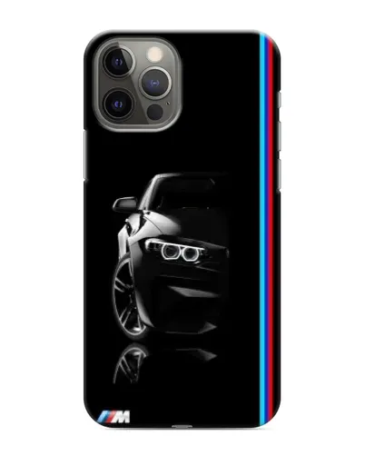 Чохол для iPhone 11 Pro з картинкою «Силует BMW в темряві»