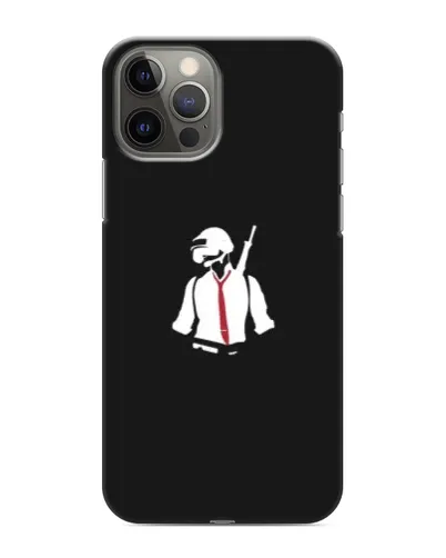 Чехол для iPhone 11 Pro с картинкой «PUBG — силуэт воина»