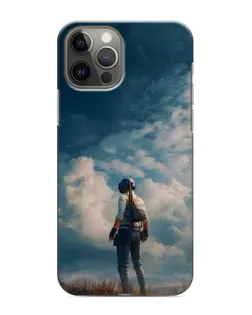 Чехол для iPhone 11 Pro с картинкой «Герой PUBG на скале»