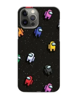 Чохол для iPhone 11 Pro з картинкою «Космічний патерн Among Us»