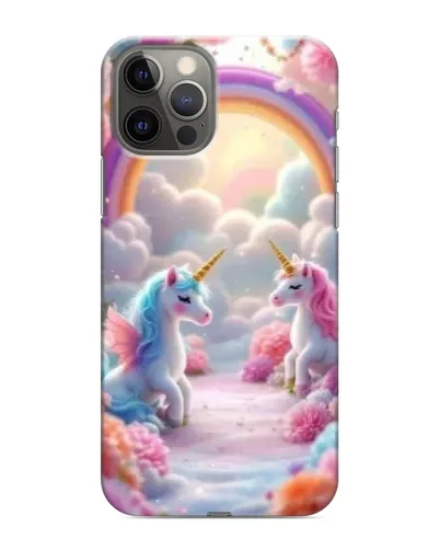Чехол для iPhone 11 Pro с картинкой «Радуга и единороги»