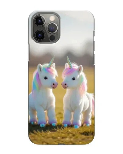 Чехол для iPhone 11 Pro с картинкой «Пара единорогов»