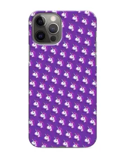 Чехол для iPhone 11 Pro с картинкой «Единороги на фиолетовом»