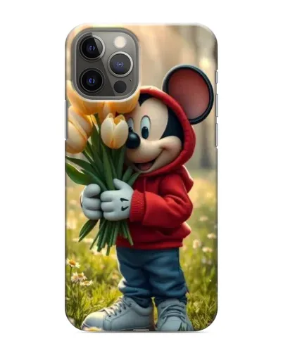 Чехол для iPhone 11 Pro с картинкой «Микки с тюльпанами» Чехол для iPhone 11 Pro с картинкой «Микки с тюльпанами»