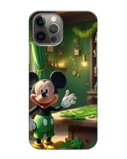Чехол для iPhone 11 Pro с картинкой «Микки в мастерской»