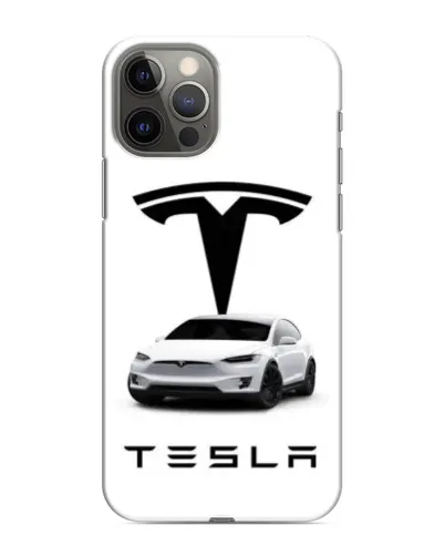 Чехол для iPhone 11 Pro с картинкой «Tesla White Style»