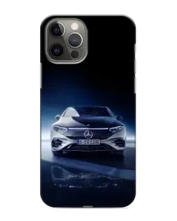 Чехол для iPhone 11 Pro с картинкой «Ночной Mercedes EQ»