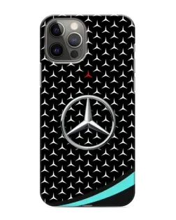 Чехол для iPhone 11 Pro с картинкой «Mercedes — бирюзовый акцент»