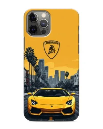 Чохол для iPhone 11 Pro з картинкою «Жовтий Lamborghini місто» Чохол для iPhone 11 Pro з картинкою «Жовтий Lamborghini місто»
