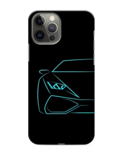 Чохол для iPhone 11 Pro з картинкою «Блакитний силует Lamborghini» Чохол для iPhone 11 Pro з картинкою «Блакитний силует Lamborghini»