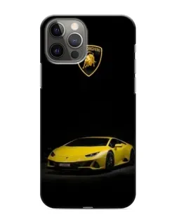Чохол для iPhone 11 Pro з картинкою «Lamborghini жовтий акцент»