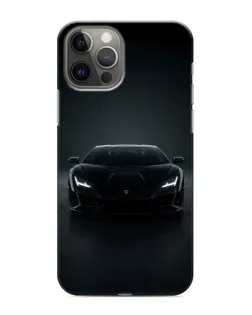 Чохол для iPhone 11 Pro з картинкою «Чорний Lamborghini Aventador»
