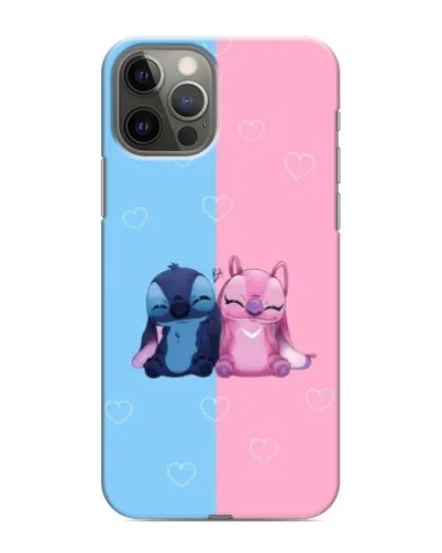 Чехол для iPhone 11 Pro с картинкой «Stitch и Angel Love» Чехол для iPhone 11 Pro с картинкой «Stitch и Angel Love»