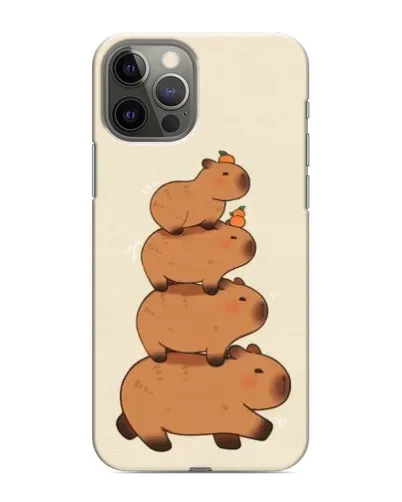 Чехол для iPhone 11 Pro с картинкой «Башня из капибар»
