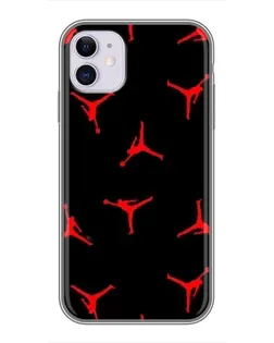 Чехол для iPhone 11 с картинкой «Jordan Red Pattern» Чехол для iPhone 11 с картинкой «Jordan Red Pattern»