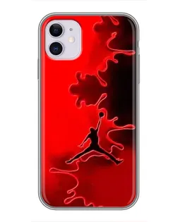 Чехол для iPhone 11 с картинкой «Jordan Red Smoke»
