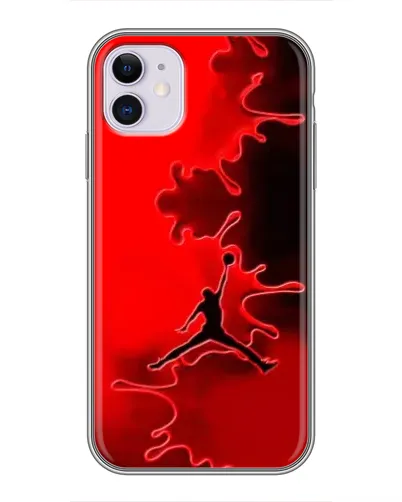 Чехол для iPhone 11 с картинкой «Jordan Red Smoke» Чехол для iPhone 11 с картинкой «Jordan Red Smoke»