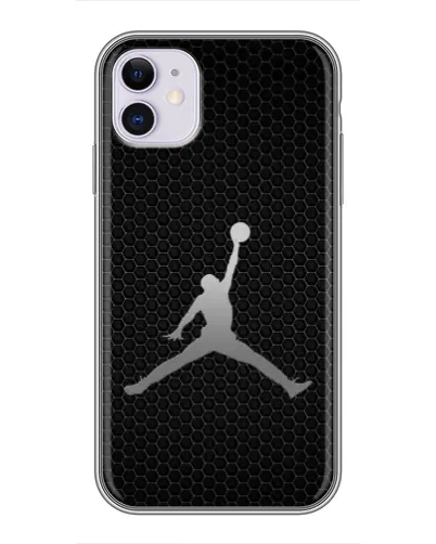 Чехол для iPhone 11 с картинкой «Jordan Dark Carbon» Чехол для iPhone 11 с картинкой «Jordan Dark Carbon»