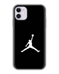 Чехол для iPhone 11 с картинкой «Jordan Silhouette»