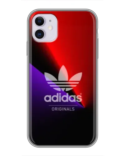 Чехол для iPhone 11 с картинкой «Adidas Red Neon» Чехол для iPhone 11 с картинкой «Adidas Red Neon»