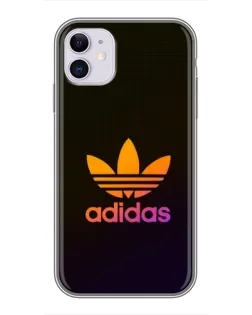 Чехол для iPhone 11 с картинкой «Градиент Adidas»