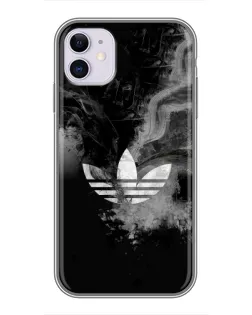 Чехол для iPhone 11 с картинкой «Абстрактный дым Adidas»