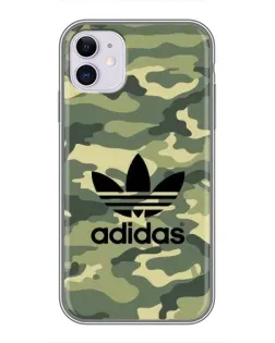 Чехол для iPhone 11 с картинкой «Милитари стиль Adidas»