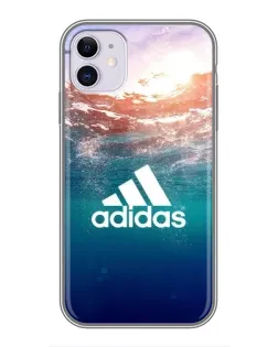 Чехол для iPhone 11 с картинкой «Океанская глубина адидас»