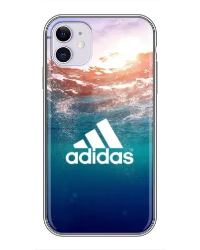 Чехол для iPhone 11 с картинкой «Океанская глубина адидас» Чехол для iPhone 11 с картинкой «Океанская глубина адидас»