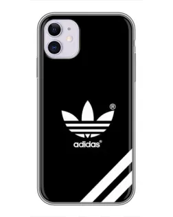 Чехол для iPhone 11 с картинкой «Adidas с диагональными полосами»