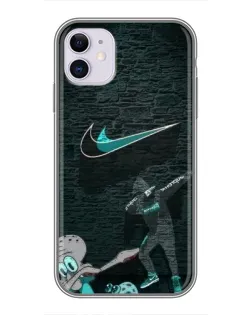 Чехол для iPhone 11 с картинкой «Спортивный арт Nike»
