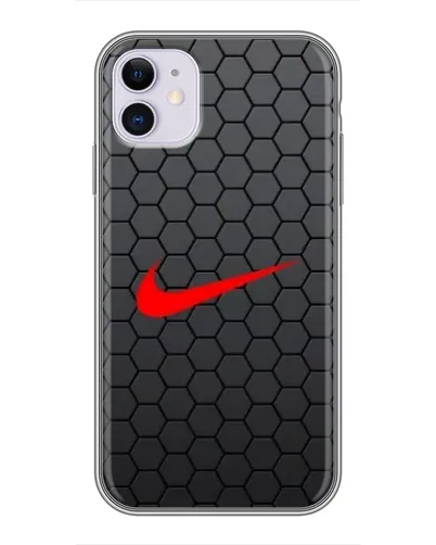 Чехол для iPhone 11 с картинкой «Nike — карбоновая сетка» Чехол для iPhone 11 с картинкой «Nike — карбоновая сетка»