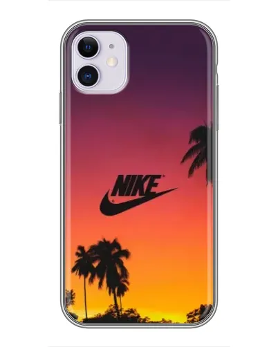 Чехол для iPhone 11 с картинкой «Nike на закате солнца» Чехол для iPhone 11 с картинкой «Nike на закате солнца»