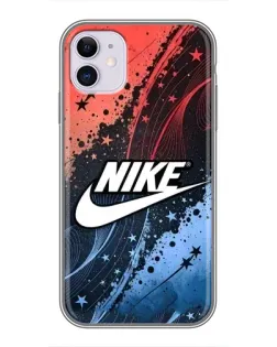 Чехол для iPhone 11 с картинкой «Градиентный принт Найк»