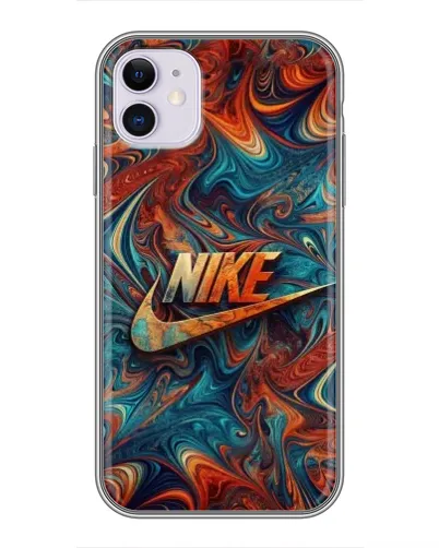 Чехол для iPhone 11 с картинкой «Nike в абстракции» Чехол для iPhone 11 с картинкой «Nike в абстракции»