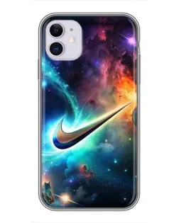 Чехол для iPhone 11 с картинкой «Космический Nike Swoosh»