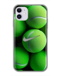 Чехол для iPhone 11 с картинкой «Теннисные мячи Найк»
