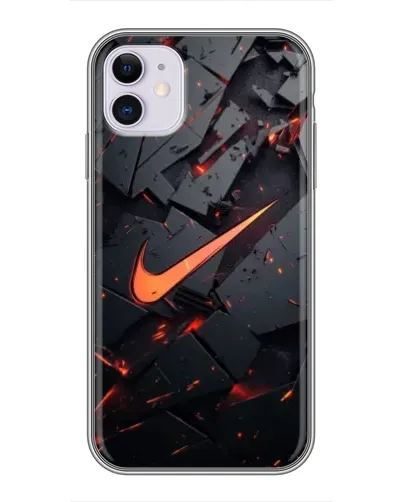 Чехол для iPhone 11 с картинкой «Nike — эффект разломов» Чехол для iPhone 11 с картинкой «Nike — эффект разломов»