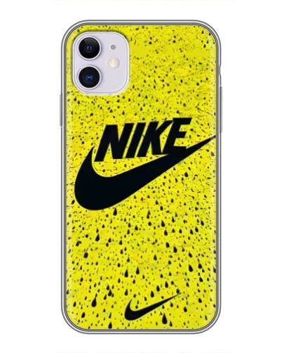 Чехол для iPhone 11 с картинкой «Желтый текстурный Nike» Чехол для iPhone 11 с картинкой «Желтый текстурный Nike»