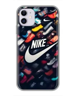 Чехол для iPhone 11 с картинкой «Коллекция кроссовок Nike»