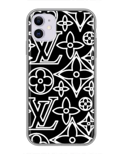 Чехол для iPhone 11 с картинкой «Черно-белый узор LV» Чехол для iPhone 11 с картинкой «Черно-белый узор LV»