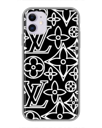 Чехол для iPhone 11 с картинкой «Черно-белый узор LV» Чехол для iPhone 11 с картинкой «Черно-белый узор LV»