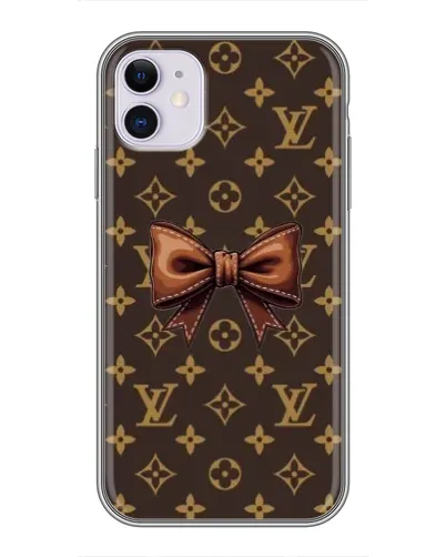 Чехол для iPhone 11 с картинкой «LV с бантом» Чехол для iPhone 11 с картинкой «LV с бантом»
