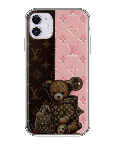 Чехол для iPhone 11 с картинкой «Мишка в стиле LV» Чехол для iPhone 11 с картинкой «Мишка в стиле LV»