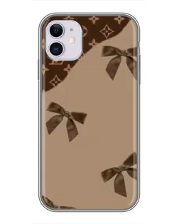 Чехол для iPhone 11 с картинкой «LV — кофейный атлас»
